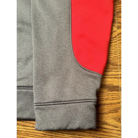 Under Armour Men's Large Full Zip Light Jacket Gray & Red SN: 1248905 2014 - Picture 3 of 15
